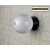 微伙防水防晒LED圆球壁灯 简约现代阳台过道楼梯外墙创意球形户外壁灯 D款直径15cm暖光 15W