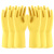 牛津乳胶手套加厚耐用工业橡胶胶皮厨房家务洗碗塑胶劳 单只手套是给现拆包装的 L