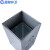 蓝鲸环卫 方形烤漆湿垃圾 商用不锈钢翻盖分类垃圾桶LJHW-1101