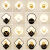博峦BERRUAN现代简约走廊灯客厅楼梯温馨背景壁极简卧室床头LED网红壁 金色圆形小鹿左三色