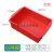 周转箱塑料盒子长方形五金配件工具螺丝盒收纳零件盒物流物料胶框 03号箱红色260*175*75mm