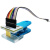 1.27mm烧录探针夹STM32调试下载程序PCB量产多规格治具夹具镀金 蓝色(配线) 3P