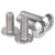 铁屹 螺栓 304不锈钢十字大扁头机螺丝 十字槽圆头机丝 M5×30（50个） 