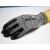 品质Hyflex11-800防油 防滑丁腈发泡手套发动机 48-7 黑色 一双 L
