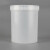 海斯迪克 HK-837 加厚塑料瓶广口油墨罐 直立桶 密封罐 250ML半透明