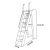 定制适用折叠楼梯室内全实木单侧人字梯多功能移动登高木梯子扶梯单卖 原木色7步1.4米高