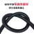 鸣固 包塑金属软管 加厚穿线管波纹管电线套管信号屏蔽管电缆保护管 黑色加厚Ф64mm/1米