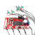 LM4610音调板+DA828前级放大 红色 电位器固定板本