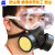 蓝鹰防毒面具口罩活性炭面罩喷漆化工面具放毒气甲醛NP306防毒半面罩 NP306面具+RC202滤盒2个