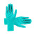 安思尔（Ansell）92-605手套加长袖丁腈橡胶食品实验防化防水绿色手套XL码100只装