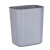 冠峰 14L方形灰色加厚 垃圾桶方形桶无盖圆形双层大号小号塑料桶GNG-415