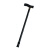 柯瑞柯林GZLF-202铝合金0.6mm拐杖两节可调高度可伸缩防滑53-90CM黑色10根装