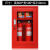 沃嘉微型消防站全套消防器材工具柜灭火箱应急物资放置柜子 0.8消防柜 一人钜惠套装含柜