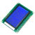 丢石头 点阵型LCD液晶显示模块 12864 19264显示屏LCD屏带中文字库带背光 LCD12864，5V带字库 蓝屏
