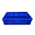 兴安迈 周转箱塑料长方形加厚蓝色储物箱 9号195*146*65mm