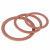 上陶鲸 紫铜垫片 船用表用密封圈铜圆形螺丝金属退火平垫圈 M8*12*1.5(20个) 
