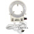 体视显微镜LED光源WR63HW环形灯CCD工业相机补光灯微镶机辅助灯圈 白光白外壳 6-10W