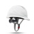 定制适用于国标男工地领导电力施工透气白色头盔印字 透气款插接口帽带颜色联系或备