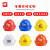 9F安全帽 工地 建筑工程施工ABS安全头盔透气舒适印字定制 红色
