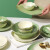 莎庭（SARTILL）碗碟套装家用轻奢金边陶瓷创意餐具北欧风格碗盘筷套装 曲巢2人食9件套 9件套