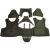 防弹衣六级 全防护6B45厂家直销背心马甲可放内置插板CS夏季防刺马甲 绿色（外皮）+附件包