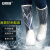 安赛瑞 高筒防雨鞋套 便携防滑防雪防水雨具 非一次性加厚底雨靴套 白色透明 M 3G00038