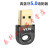 定制VCK蓝牙USB台式适配器EDR+LE低功耗笔记本连接耳机迷你5.0接 深灰色 BTD05