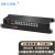 EB-LINK  工程级机架式式视频光端机24路纯视频光纤延长器数字模拟监控收发器单模单纤FC接口 1对