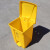 斯图医疗废物垃圾桶医院黄色垃圾桶黄色污物桶医疗垃圾桶商用垃圾桶加厚脚踏桶 45L医疗垃圾桶(大号)3个装
