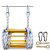 绳梯软梯消防绳救援梯户外攀爬梯子 高楼安全救援挂梯固定 6米