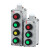 定制适用防爆控制按钮盒按钮开关急停按钮盒自锁控制 LA532H（绿钮红钮）