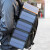 户外游玩旅行登山折叠包10W太阳能电池板充电器充电宝手机通用型 4片太阳能充电宝橙色-16000毫安