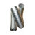 防火纯铝通风排烟管50至300mm纯铝波纹硬管铝箔伸缩通风排风软管 直径60mm2.6米一根 标准