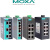 MOXA摩莎以太网工业交换机PoE非网管型5/8口多层百兆千兆企业网管 EDS-208A