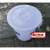 塑料大桶储水桶圆形白色水桶小区物业环卫垃圾桶大号带盖加厚 330型 180L 61*66cm