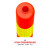 塑料警示柱防撞柱反光立柱路桩隔离柱交通安全道路标志柱 90CM EVA红色-车压不坏送螺丝