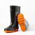 Denilco防汛高筒雨鞋应急救援雨靴男女中筒水鞋防滑防水短筒水靴 反光条高筒 43码	