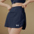 安德玛（UNDERARMOUR）运动短裙假两件半身裙女夏速干跑步防走光网球瑜伽健身裤裙 海军蓝 K1096 S