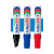 日本油性记号笔POP笔涂鸦笔广告笔黑色宽头方头唛克笔30mm马克笔 EK-100蓝色/单支7.512mm