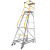 臻工品 铝合金平台梯人字梯登高梯理货梯需组装 FS13597 3.6m 单位：个