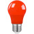 星期十 节能LED灯泡红色球泡光源2只装2W红尖泡-E14螺口定制