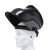 安达通 变光电焊面罩 自动变光防烤脸焊工烧氩弧焊接帽  大面罩自动变光真彩款 