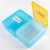 海斯迪克 HKCL-315 塑料温度体温计消毒盒  浸泡干燥一体式收纳盒 黄盖+蓝盖配蓝底