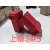 铝合金人字梯安全脚垫 加厚防滑耐磨脚垫 梯子配件 铝梯塑胶脚垫 四个红上帽(30*50)
