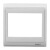 N86系列外框N86系列模块组合面板多功能墙壁插座外框插座白色定制 N86-903  白色三位外框