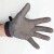 法国霍尼韦尔钢环焊接防割手套钢丝金属不锈钢铁手套 黑色_单只售价欧码偏大 XS