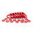 φ2.0φ2.5硅橡胶0型圈红色耐高温模具防水密封防油圈10/12/14/10 2.0*外12MM24个/包