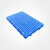 JN JIENBANGONG 加厚塑料托盘仓库垫板塑胶卡板地台板网格栈板防滑防霉防潮板地垫 圆形孔蓝色600*400*50mm