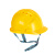 汇特益HT-333 三筋安全帽 ABS透气工地施工防砸头盔 电工劳保防护帽【30个/箱】 黄色 均码 