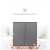 FSL 空白面板 i3B系列黑灰色86型暗装墙壁开关面板定制